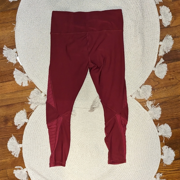 Woman's Burgundy Running/Workout Stretch Pants by RBX - Picture 2 of 3